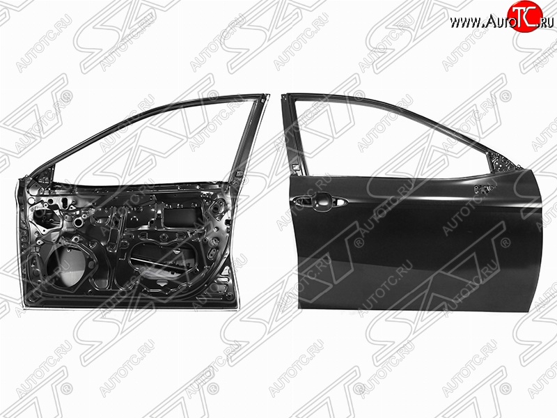 13 999 р. Правая дверь передняя SAT  Toyota Camry  XV70 (2017-2021) дорестайлинг (Неокрашенная)  с доставкой в г. Керчь