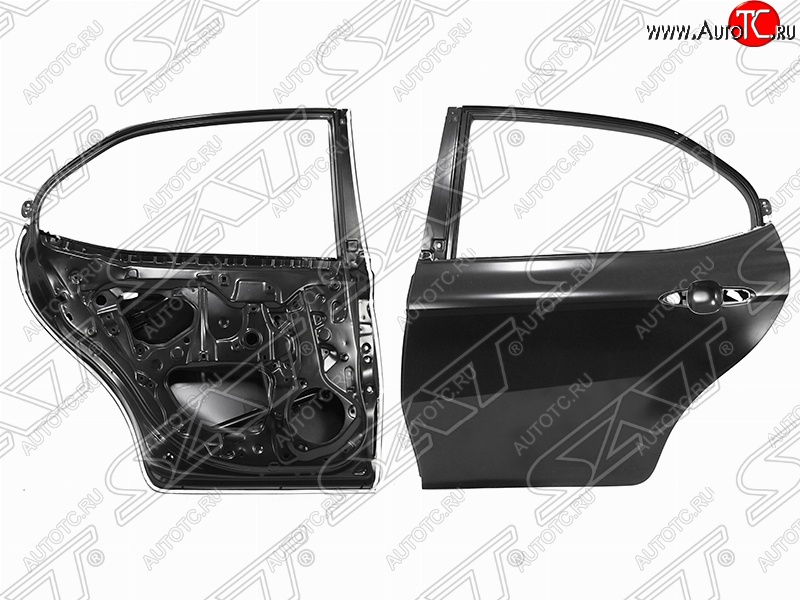 13 249 р. Левая дверь задняя SAT  Toyota Camry  XV70 (2017-2021) дорестайлинг (Неокрашенная)  с доставкой в г. Керчь