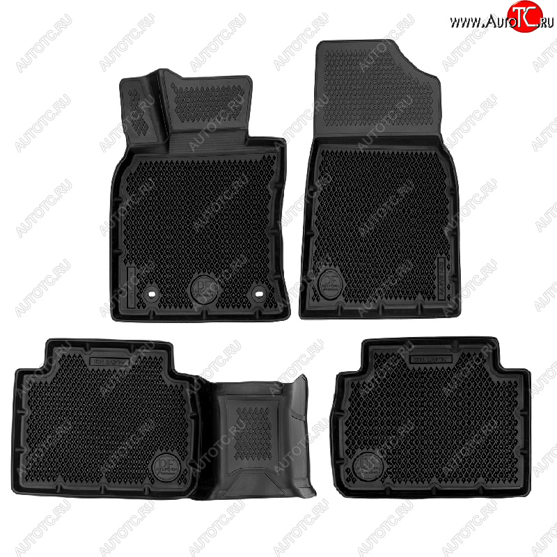 4 599 р. Коврики салона DELFORM ❞EVA 3D Premium❝ (термоэластопласт/ТЭП) Toyota Camry XV70 дорестайлинг (2017-2021)  с доставкой в г. Керчь