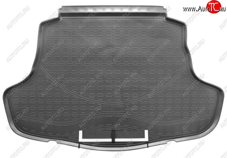3 389 р. Коврик в багажник Norplast  Toyota Camry  XV70 (2017-2021) дорестайлинг (Черный с фартуком)  с доставкой в г. Керчь