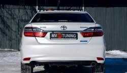 4 649 р. Козырёк на заднее стекло Tuning-Sport  Toyota Camry ( XV50,  XV55) (2011-2018) дорестайлинг, 1-ый рестайлинг, 2-ой рестайлинг (Неокрашенный)  с доставкой в г. Керчь. Увеличить фотографию 4