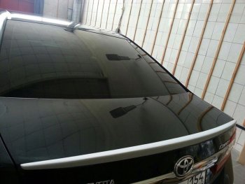 2 799 р. Лип спойлер АВТОКРАТ  Toyota Camry ( XV50,  XV55) (2011-2018) дорестайлинг, 1-ый рестайлинг, 2-ой рестайлинг (Неокрашенный)  с доставкой в г. Керчь. Увеличить фотографию 4