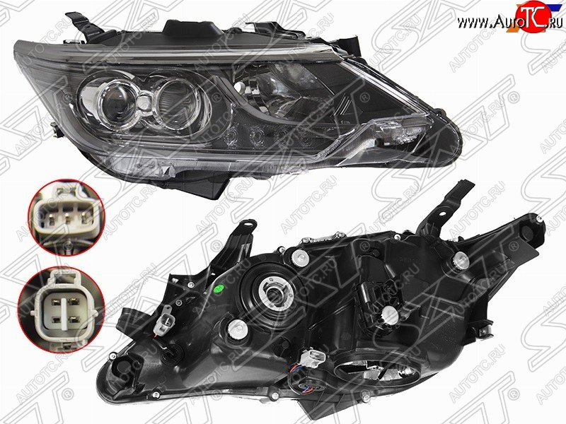 17 499 р. Правая фара SAT (LED)  Toyota Camry  XV55 (2017-2018) 2-ой рестайлинг  с доставкой в г. Керчь