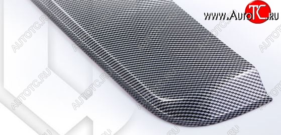 2 299 р. Универсальный дефлектор люка CA-Plastiс (840 мм)   (Шелкография карбон-серебро)  с доставкой в г. Керчь