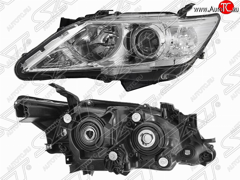 6 399 р. Левая фара передняя SAT Toyota Camry XV50 дорестайлинг (2011-2014)  с доставкой в г. Керчь