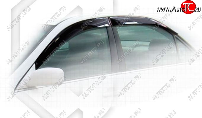 2 079 р. Дефлектора окон CA-Plastic  Toyota Camry  XV30 (2001-2004) дорестайлинг (Classic полупрозрачный, Без хром.молдинга)  с доставкой в г. Керчь