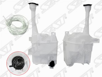 Бачок омывателя (2 моторчика) SAT Toyota Camry  XV40 (2006-2011) дорестайлинг, рестайлинг
