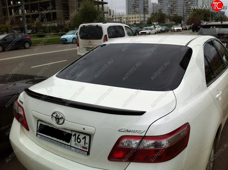 3 399 р. Лип спойлер АВТОКРАТ  Toyota Camry  XV40 (2006-2011) дорестайлинг, рестайлинг (Неокрашенный)  с доставкой в г. Керчь