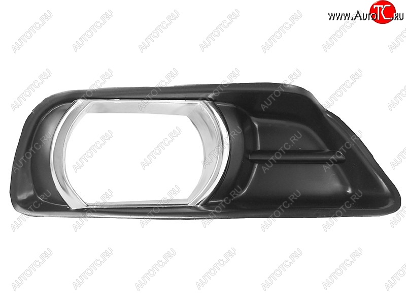 293 р. Правая вставка в бампер под ПТФ (хром. ободок) SAT Toyota Camry XV40 дорестайлинг (2006-2008)  с доставкой в г. Керчь