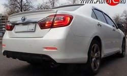 5 599 р. Козырёк на заднее стекло Modellista Toyota Camry XV55 1-ый рестайлинг (2014-2017) (Неокрашенный)  с доставкой в г. Керчь. Увеличить фотографию 2