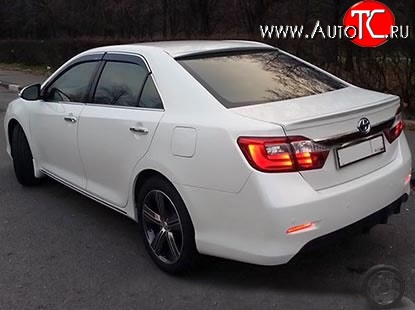 5 599 р. Козырёк на заднее стекло Modellista Toyota Camry XV55 1-ый рестайлинг (2014-2017) (Неокрашенный)  с доставкой в г. Керчь