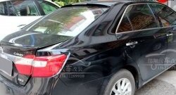 3 689 р. Козырёк на заднее стекло M-VRS Toyota Camry XV55 1-ый рестайлинг (2014-2017) (Неокрашенный)  с доставкой в г. Керчь. Увеличить фотографию 2