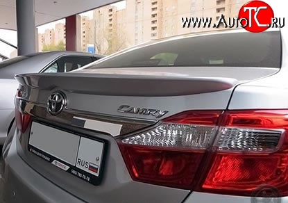 5 499 р. Лип спойлер Modellista Toyota Camry XV55 1-ый рестайлинг (2014-2017) (Неокрашенный)  с доставкой в г. Керчь