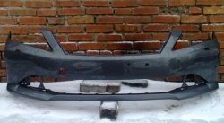 3 999 р. Накладка на передний бампер CT Toyota Camry XV50 дорестайлинг (2011-2014) (Неокрашенная)  с доставкой в г. Керчь. Увеличить фотографию 2