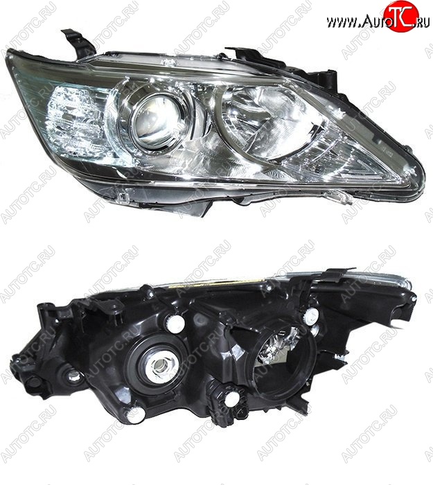 5 999 р. Правая фара SAT (под ксенон)  Toyota Camry  XV50 (2011-2014) дорестайлинг  с доставкой в г. Керчь