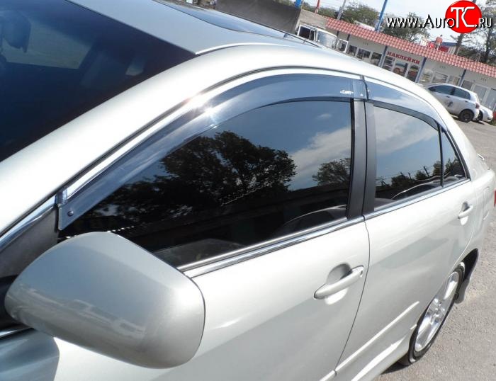 3 299 р. Дефлекторы окон (ветровики) Novline 4 шт Toyota Camry XV40 рестайлинг (2009-2011)  с доставкой в г. Керчь