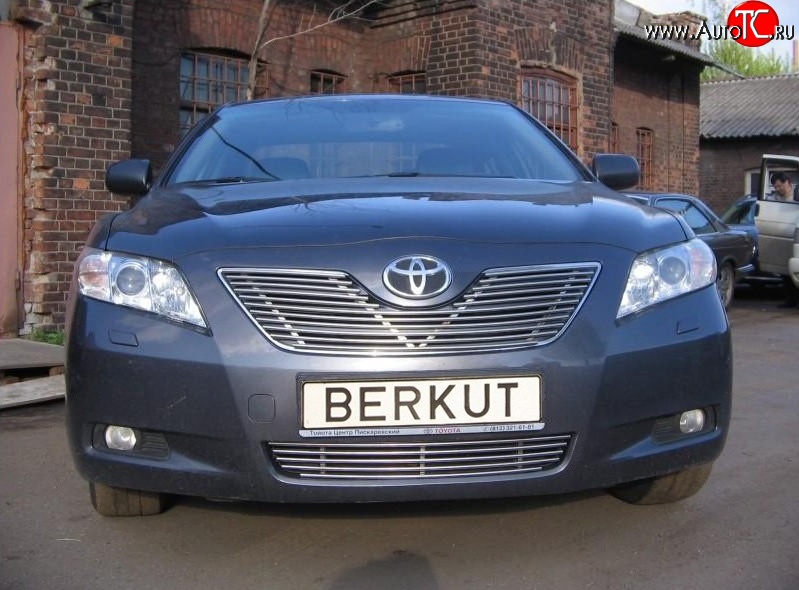 5 199 р. Декоративная вставка воздухозаборника Berkut Toyota Camry XV40 рестайлинг (2009-2011)  с доставкой в г. Керчь