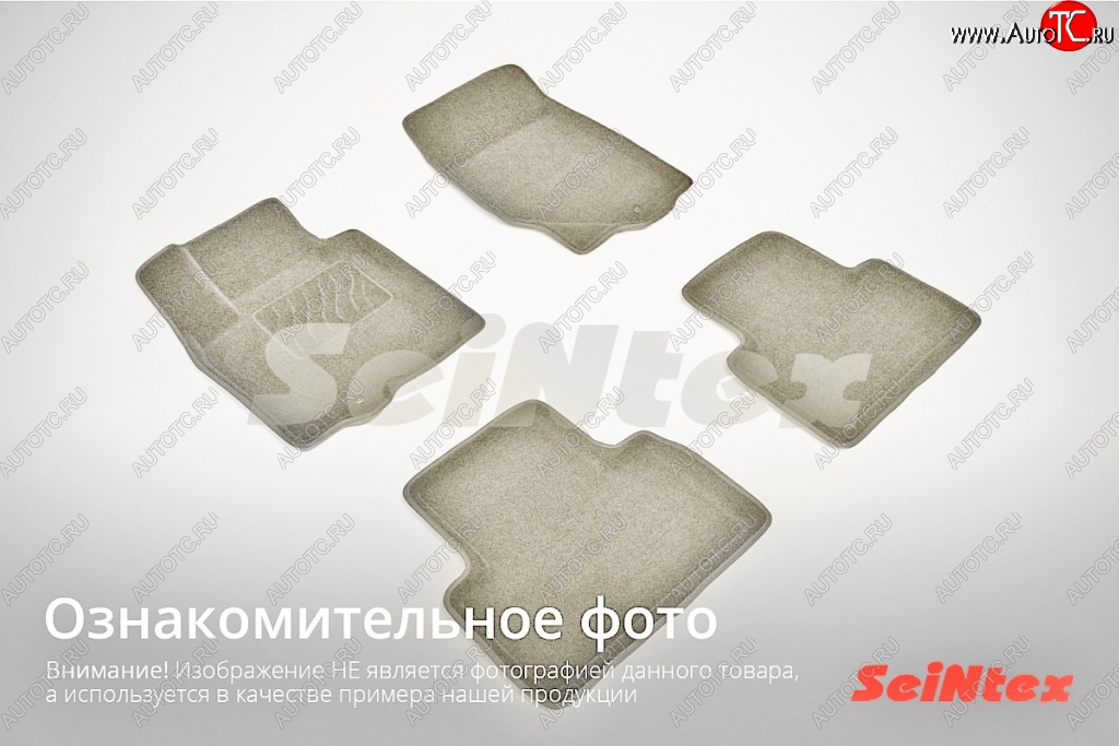 7 649 р. Износостойкие коврики в салон SeiNtex Premium 3D (ворсовые)  Toyota Camry  XV40 (2009-2011) рестайлинг  с доставкой в г. Керчь