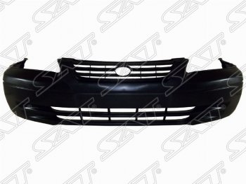 Передний бампер SAT (без отверстий под ПТФ, с решеткой, пр-во Тайвань) Toyota Camry  V40 (1994-1998)