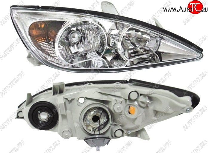 5 749 р. Правая фара SAT (длинное ухо)  Toyota Camry  XV30 (2001-2004) дорестайлинг  с доставкой в г. Керчь