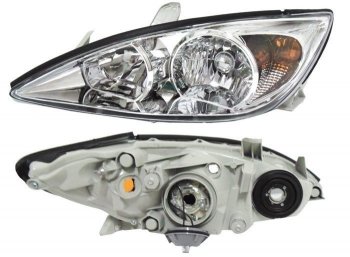 Левая фара SAT (длинное ухо) Toyota Camry  XV30 (2001-2004) дорестайлинг