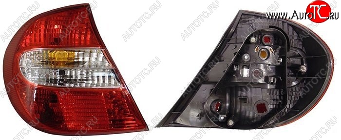 2 699 р. Левый фонарь SAT  Toyota Camry  XV30 (2001-2004) дорестайлинг  с доставкой в г. Керчь
