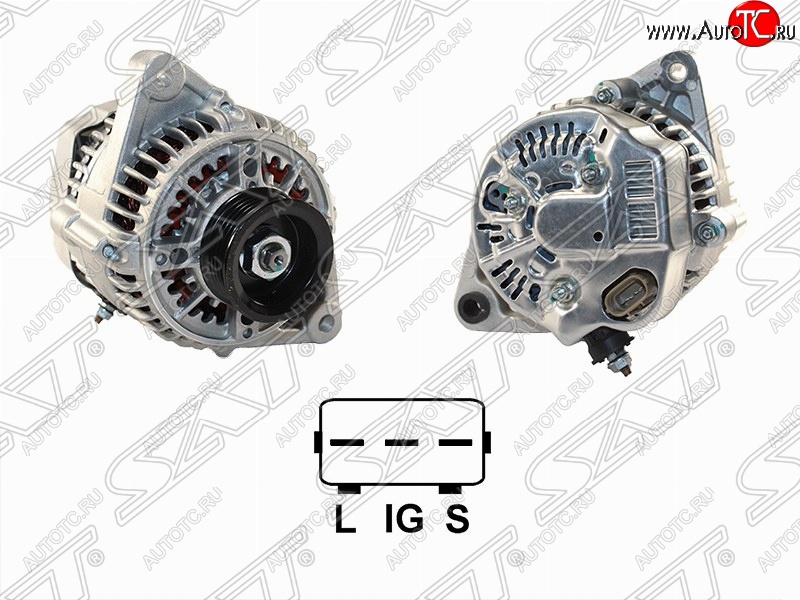 8 999 р. Генератор (70A/ 12V) SAT Toyota Carina T190 седан дорестайлинг (1992-1994)  с доставкой в г. Керчь