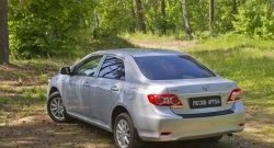 1 329 р. Защитная накладка на задний бампер RA  Toyota Corolla  E150 (2006-2010) седан дорестайлинг  с доставкой в г. Керчь. Увеличить фотографию 2