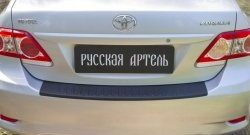 1 329 р. Защитная накладка на задний бампер RA  Toyota Corolla  E150 (2006-2010) седан дорестайлинг  с доставкой в г. Керчь. Увеличить фотографию 4