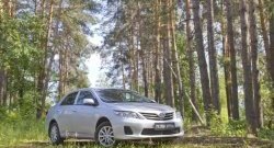 999 р. Реснички на фары RA  Toyota Corolla ( E140,  E150) (2009-2013) седан рестайлинг (Неокрашенные)  с доставкой в г. Керчь. Увеличить фотографию 2