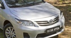 999 р. Реснички на фары RA  Toyota Corolla ( E140,  E150) (2009-2013) седан рестайлинг (Неокрашенные)  с доставкой в г. Керчь. Увеличить фотографию 4