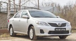 1 859 р. Защитная сетка решетки переднего бампера РА Toyota Corolla E150 седан рестайлинг (2009-2013)  с доставкой в г. Керчь. Увеличить фотографию 5