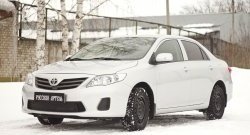 999 р. Зимняя заглушка решетки переднего бампера РА  Toyota Corolla ( E140,  E150) (2009-2013) седан рестайлинг  с доставкой в г. Керчь. Увеличить фотографию 2