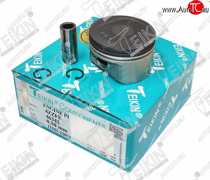 6 599 р. Комплект поршней с пальцами TEIKIN (4ZZ-FE)  Toyota Corolla ( E120,  E150) (2000-2013) седан дорестайлинг, универсал дорестайлинг, хэтчбек 5 дв. дорестайлинг, седан рестайлинг, универсал рестайлинг, хэтчбек рестайлинг  с доставкой в г. Керчь