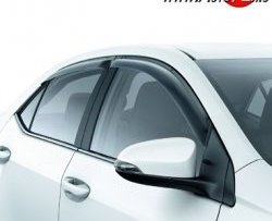 Дефлекторы окон (ветровики) 4 шт. (седан) Novline Toyota Corolla E180 дорестайлинг (2013-2016)
