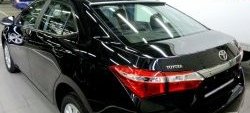 7 899 р. Козырёк на заднее стекло Sport Toyota Corolla E180 дорестайлинг (2013-2016) (Неокрашенный)  с доставкой в г. Керчь. Увеличить фотографию 2