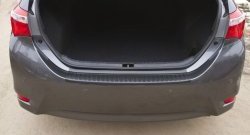 1 039 р. Защитная накладка на задний бампер RA  Toyota Corolla  E180 (2013-2019) дорестайлинг, рестайлинг  с доставкой в г. Керчь. Увеличить фотографию 4