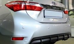 5 799 р. Диффузор заднего бампера Sport Toyota Corolla E180 рестайлинг (2016-2019) (Неокрашенная)  с доставкой в г. Керчь. Увеличить фотографию 2