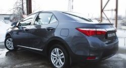 779 р. Реснички на фонари RA Toyota Corolla E180 дорестайлинг (2013-2016) (Неокрашенные)  с доставкой в г. Керчь. Увеличить фотографию 3