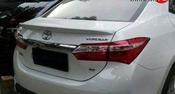 2 259 р. Лип спойлер M-VRS Toyota Corolla E180 рестайлинг (2016-2019) (Неокрашенный)  с доставкой в г. Керчь. Увеличить фотографию 2