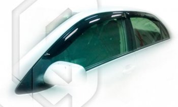 Дефлектора окон (E141) CA-Plastic Toyota Corolla Axio  (E140) седан (2006-2012) дорестайлинг, рестайлинг