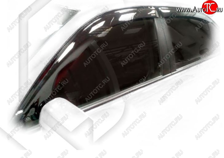 1 999 р. Дефлектора окон CA-Plastic  Toyota Corolla Axio  (E160) седан (2012-2016) дорестайлинг (Classic полупрозрачный, Без хром.молдинга)  с доставкой в г. Керчь