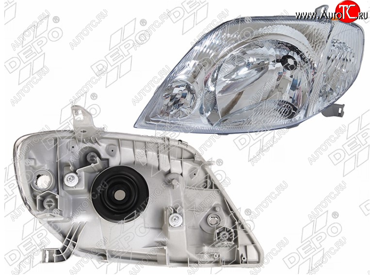 7 599 р. Левая передняя фара DEPO (Евросвет) Toyota Corolla E110 хэтчбек 5 дв. рестайлинг (2000-2002)  с доставкой в г. Керчь