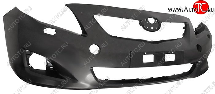 3 599 р. Передний бампер SAT Toyota Corolla E150 седан дорестайлинг (2006-2010) (Неокрашенный)  с доставкой в г. Керчь
