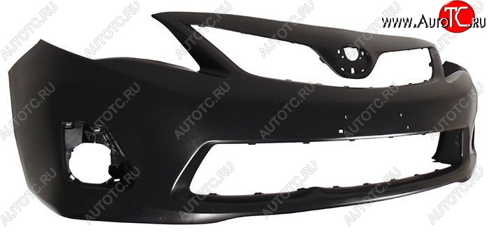 3 489 р. Бампер передний SAT Toyota Corolla E150 седан рестайлинг (2009-2013) (Неокрашенный)  с доставкой в г. Керчь