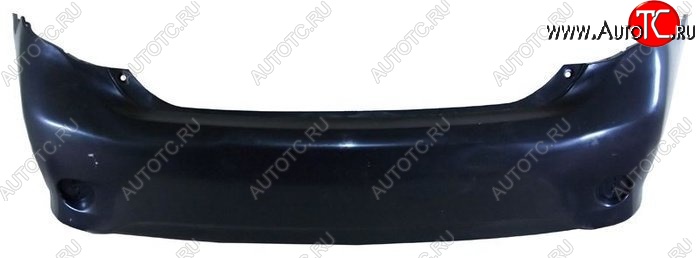 2 859 р. Бампер задний SAT  Toyota Corolla  E150 (2006-2010) седан дорестайлинг (Неокрашенный)  с доставкой в г. Керчь