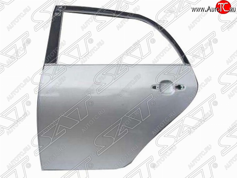 14 599 р. Левая дверь задняя SAT  Toyota Corolla ( E150,  E140) (2006-2010) седан дорестайлинг (Неокрашенная)  с доставкой в г. Керчь