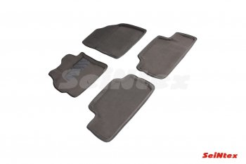5 449 р. Комплект ворсовых ковриков в салон Seintex (3D)  Toyota Corolla ( E150,  E140) (2006-2013) седан дорестайлинг, седан рестайлинг (Черный)  с доставкой в г. Керчь. Увеличить фотографию 2