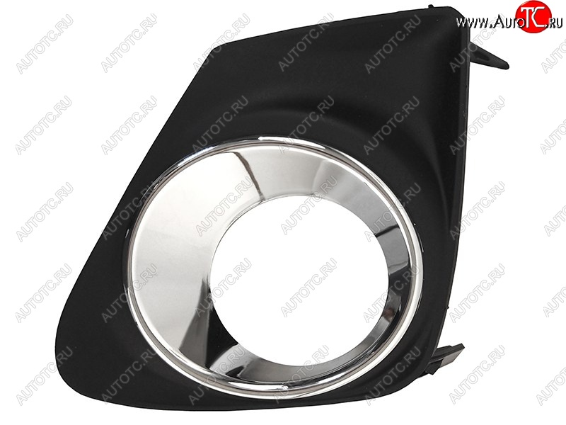 339 р. Правая вставка в бампер под ПТФ (хром) SAT  Toyota Corolla  E150 (2009-2013) седан рестайлинг  с доставкой в г. Керчь