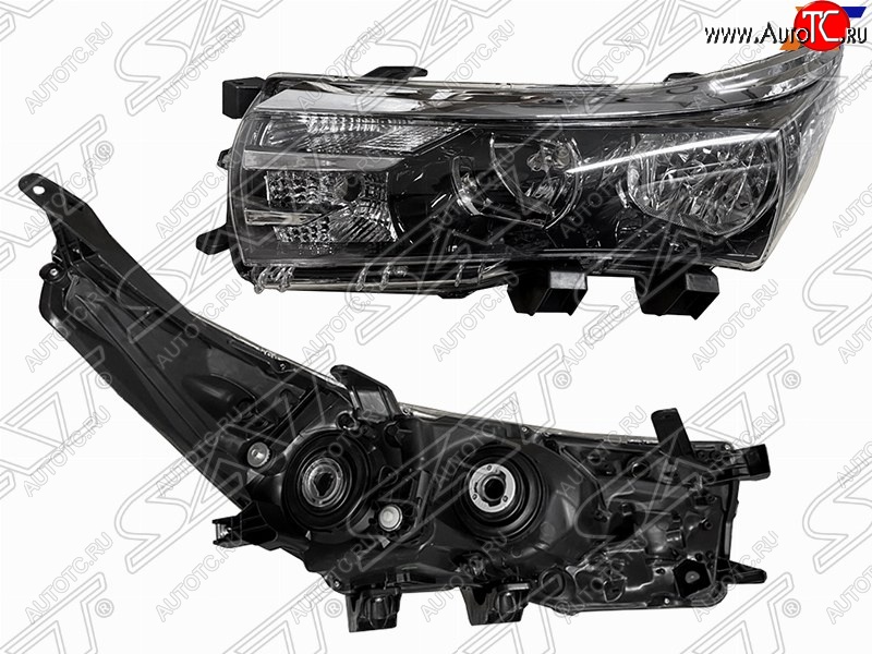 7 549 р. Левая фара SAT (галоген, без ДХО)  Toyota Corolla  E180 (2013-2016) дорестайлинг  с доставкой в г. Керчь